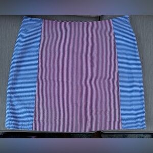 Vineyard Vines 8 Blue and Pink Mini Pencil Skirt